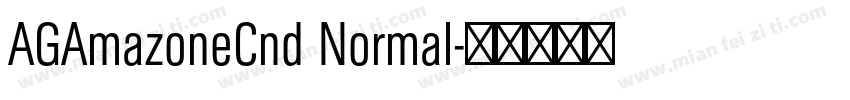 AGAmazoneCnd Normal字体转换